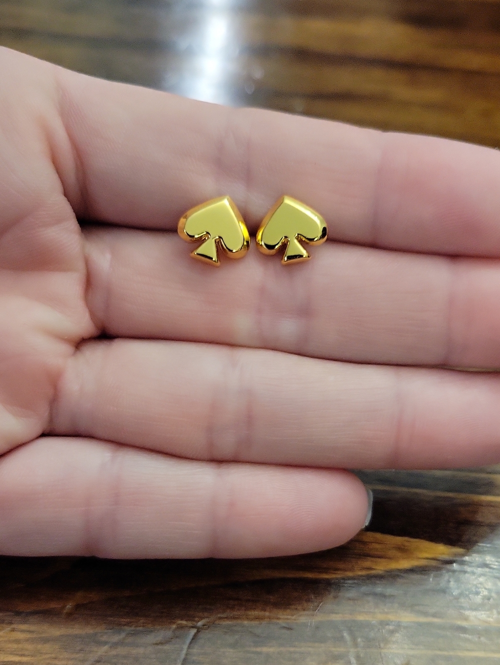 Kate Spade Gold Spade Stud Earrings - Women Jewelry